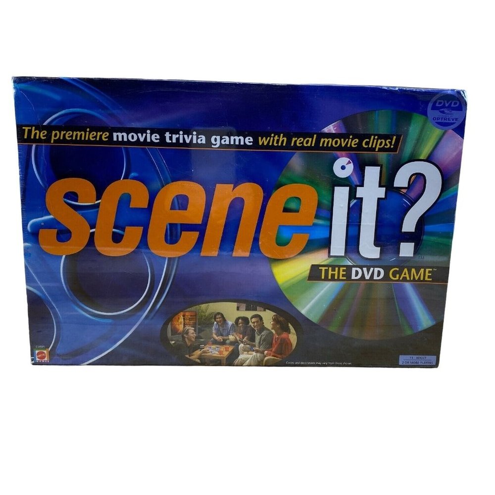 Mattel Scene It Movie Trivia Dvd Game 2003 Real Movie Clips Sealed NEW